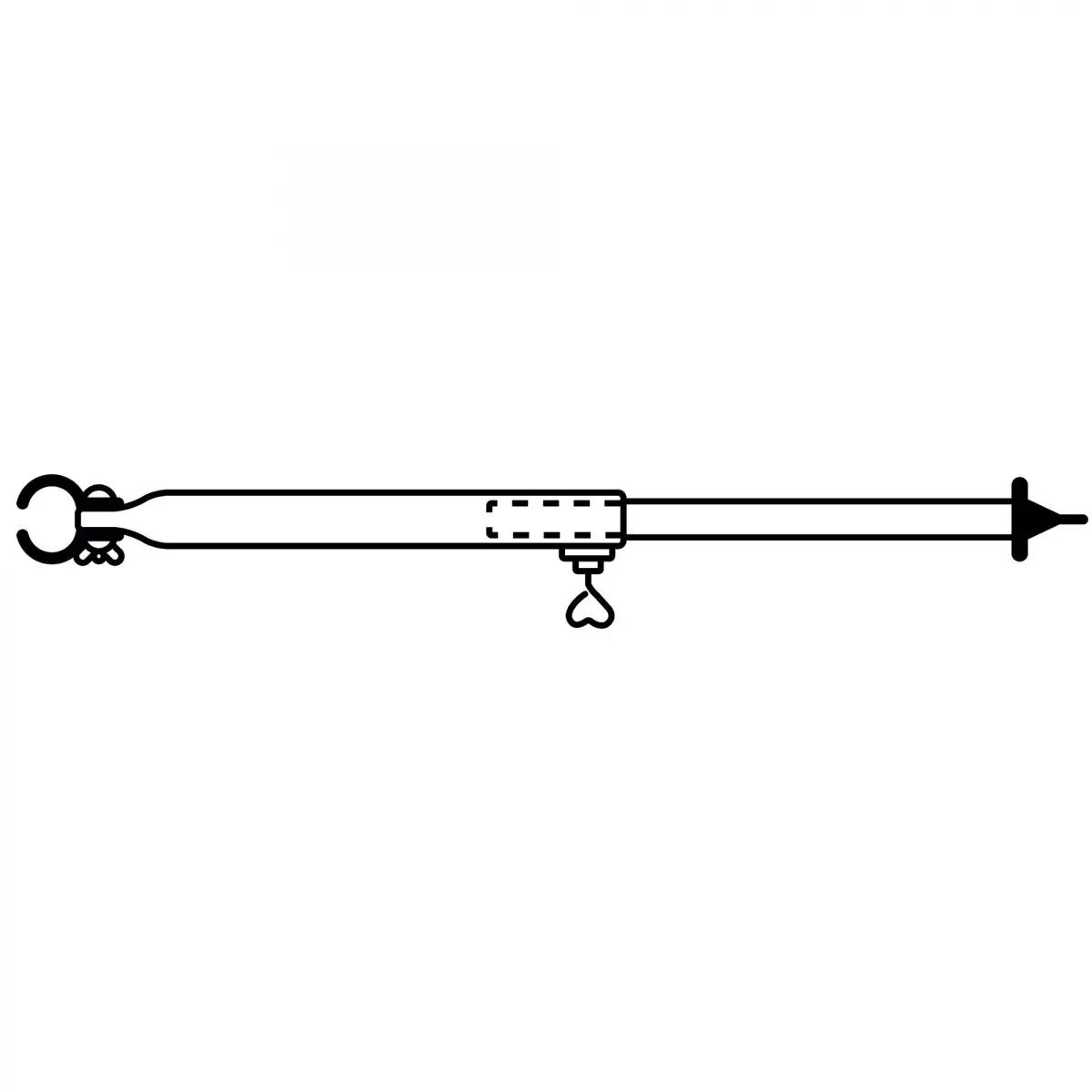 Suport uragan - aluminiu 28 mm, 170-260 cm