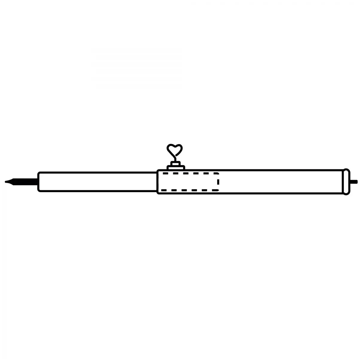 Állítható oszlop - 25 mm alumínium, 165-250 cm
