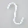 Cârlig S - alb, la pachet de 5 buc