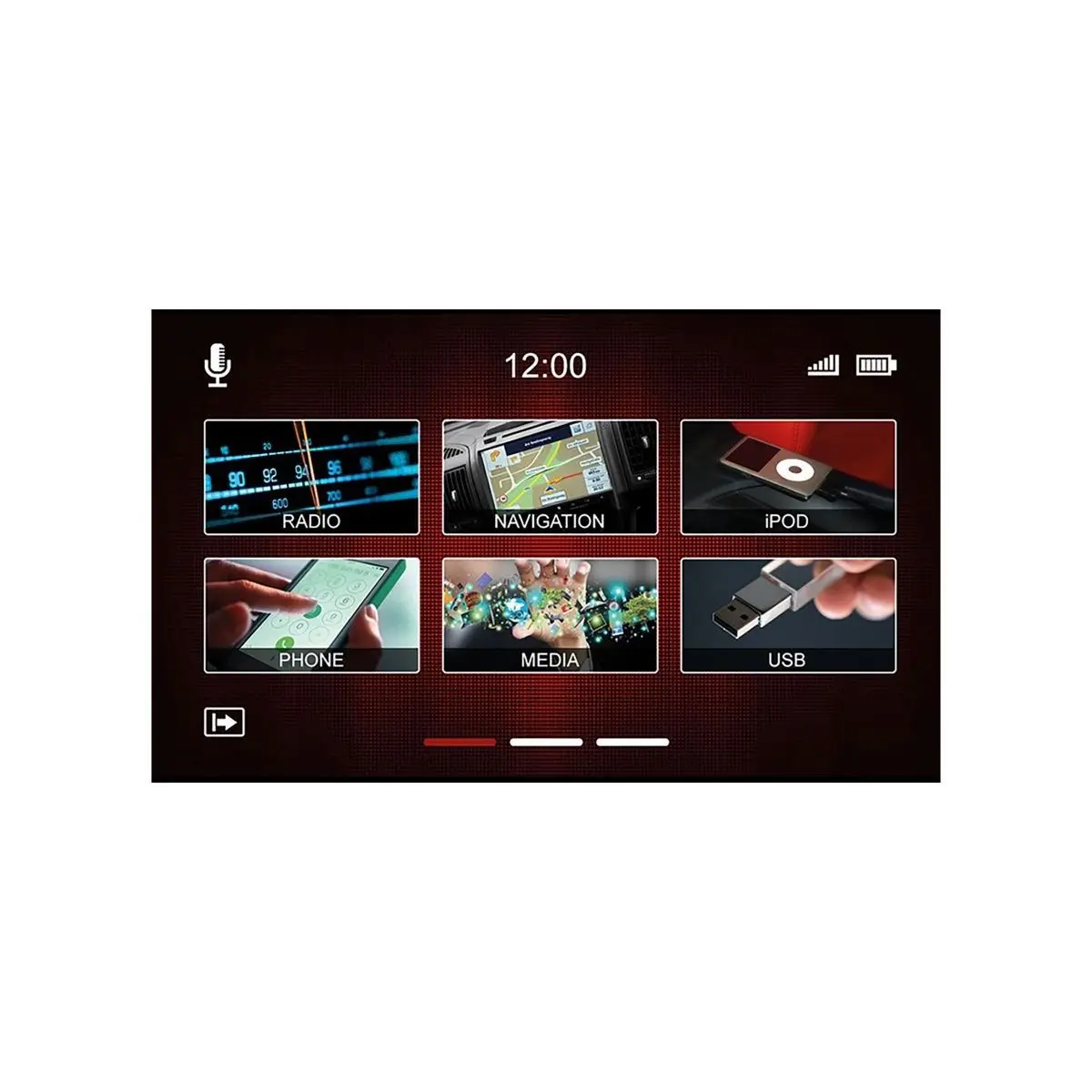 Navigációs rendszer ESX Vision VNC1045 DBJ DAB+-szal