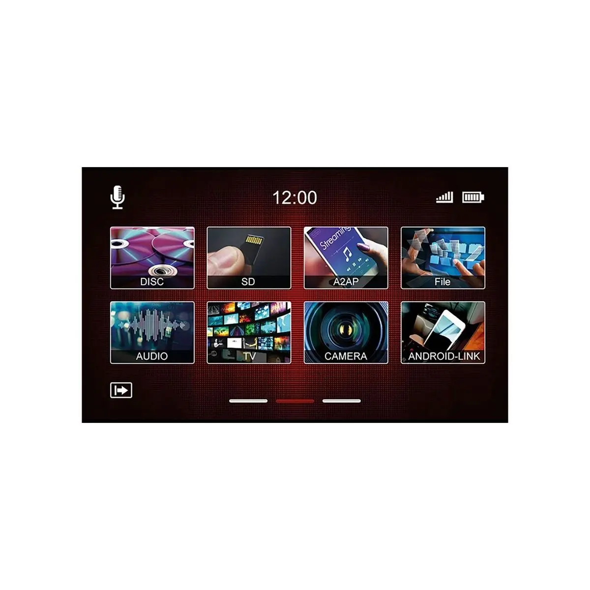 Navigációs rendszer ESX Vision VNC1045 DBJ DAB+-szal