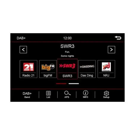 Navigációs rendszer ESX Vision VNC1045 DBJ DAB+-szal