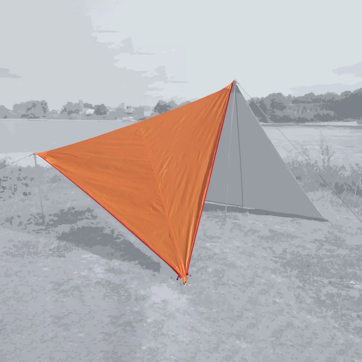 Awning Zip Canvas Oriental - glorie de toamna