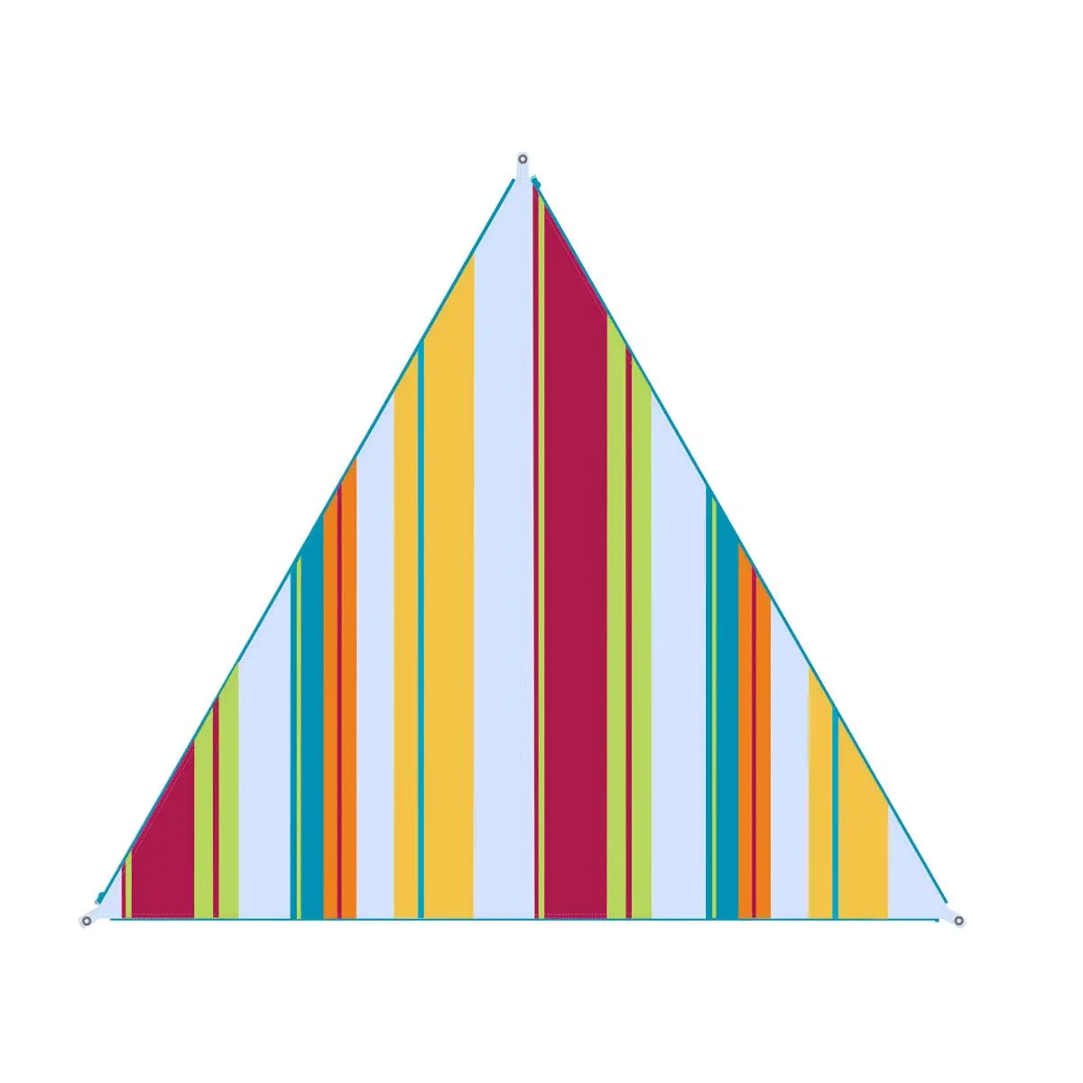 Sonnensegel  Zip Canvas" Caribbean - stripe hawaii