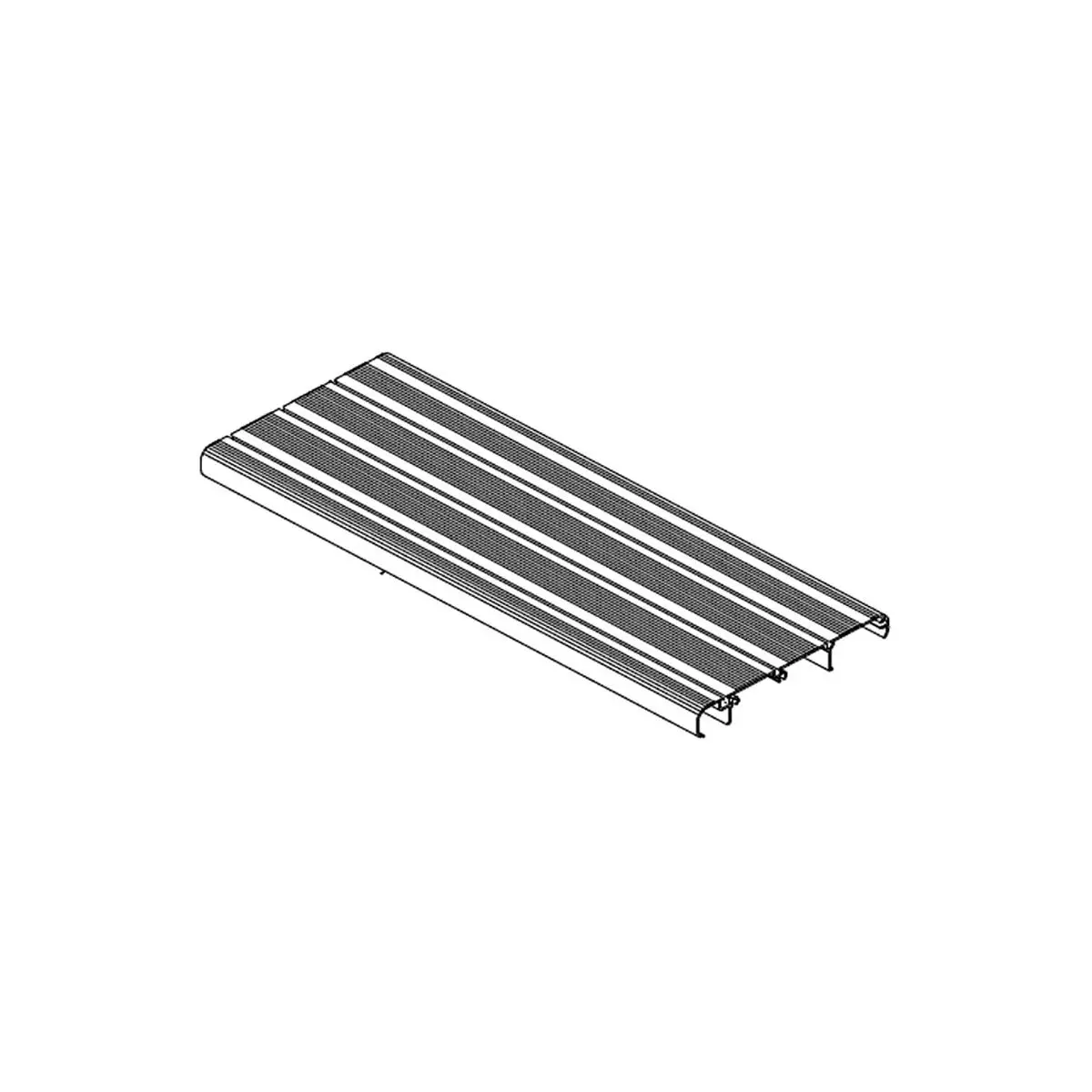 Podnožka Omnistep single 12V 460 Alu