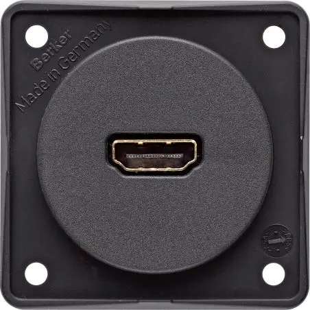 HDMI aljzat - antracit, önkiszolgáló csomag