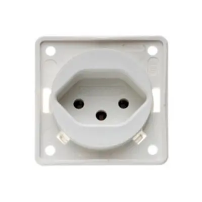 Socket Switzerland - alb mat, pachet autoservire