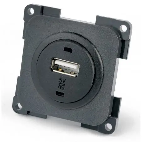 Zásuvka USB - 1-násobná 3 A, balená SB
