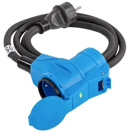 Cablu adaptor CEE pentru rulote - 150 cm, in ambalaj self-service