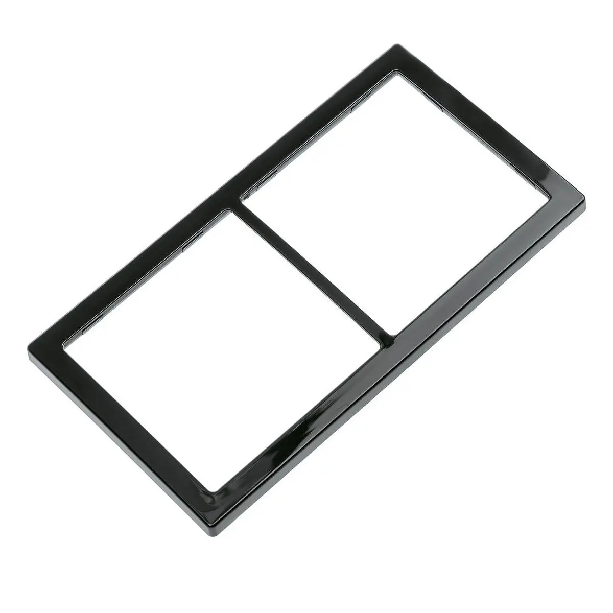Abdeckrahmen - 2-fach schwarz, SB-verpackt