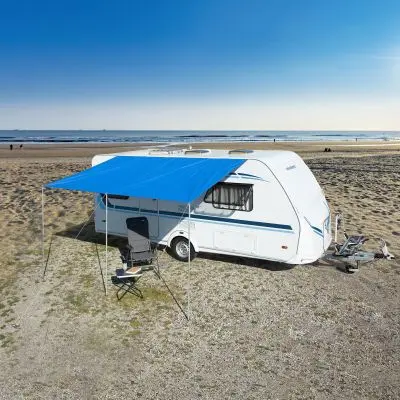 Slnečná strieška Playa - modrá, 450 x 240 cm