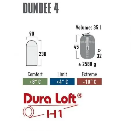 Dekový spací vak Dundee 4 - 230 x 90 cm