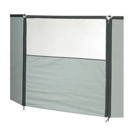 Predĺženie čelného skla Flex Grey - s oknom