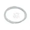 Bobina cortina Spannfix - gri deschis 3 m cu 5 carlige si 5 sen, SB