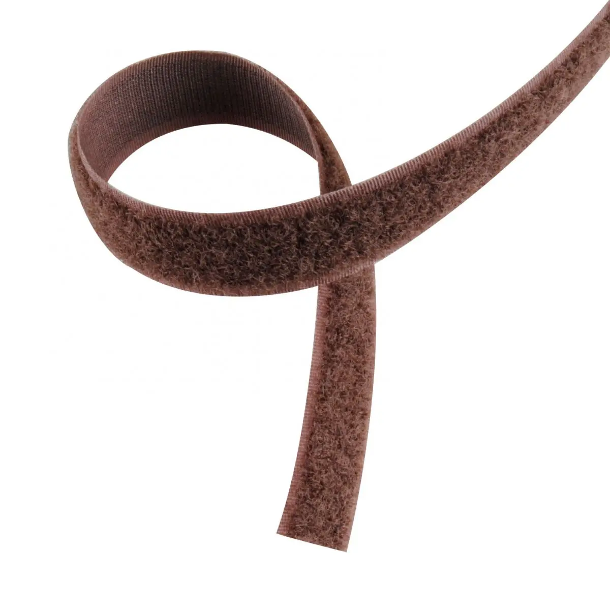 Velcro pentru cusut - maro