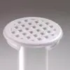 Ventilačná rozeta - 37 mm, plochá, biela