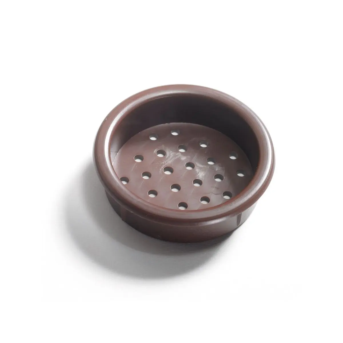 Ventilačná rozeta - 39 mm, hlboká, hnedá