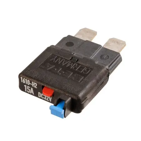 Plochý zásuvný automatický istič - 15 A