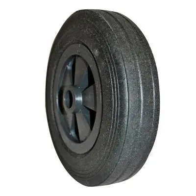 Roată de rezervă din cauciuc solid - 200 x 50 mm, jantă din plastic