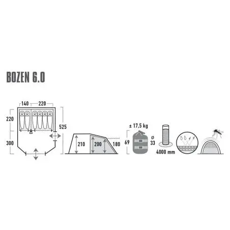 Alagút sátor Bolzano - 6.0