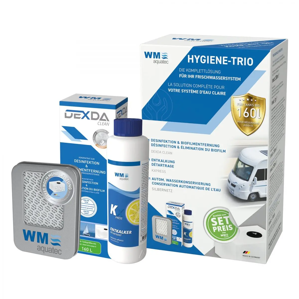 Trio igienic - volum rezervor 160 litri