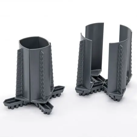 Palacktartó Multi Tray OELE - világosszürke, sötétszürke