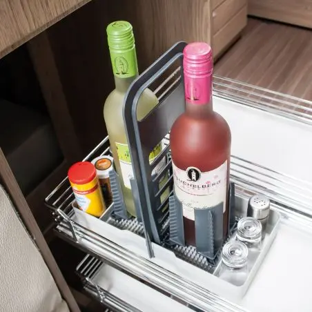 Držiak na fľaše Multi Tray OELE - svetlosivý, tmavosivý