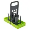 Suport sticle OELE Multi Tray - lime, gri închis