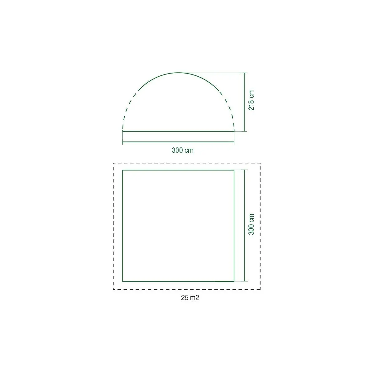Pavilion Event Shelter Pro - 300 x 218 x 300 cm