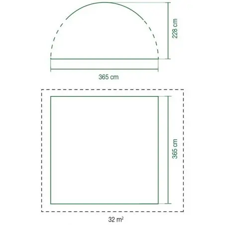 Pavilón Event Shelter Pro - 365 x 228 x 365 cm