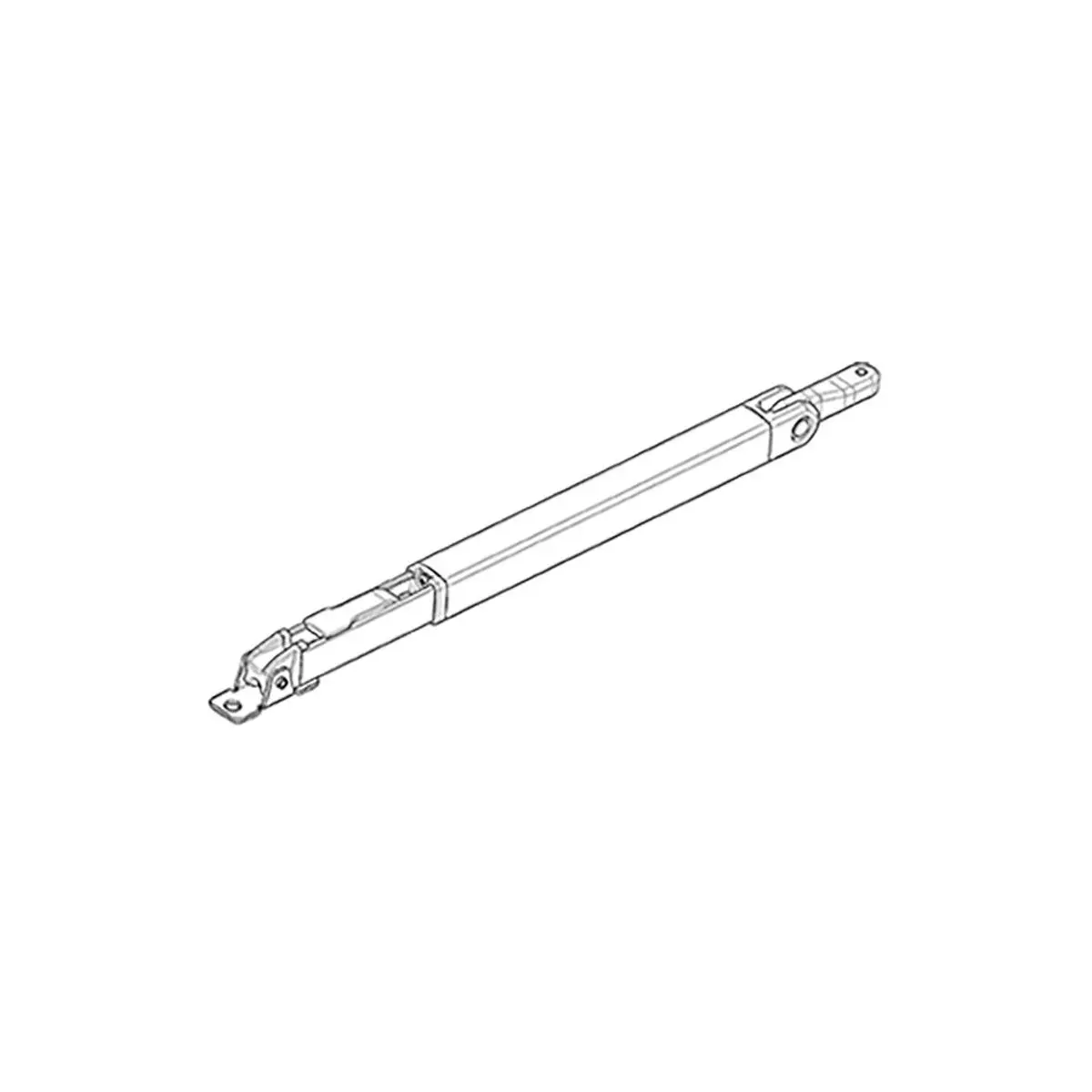 Picior de susținere pentru copertine Dometic PW 1000, PW 1100, PW 1500 și PR 2000 - din 1.1.2019, lungime 2,6 m