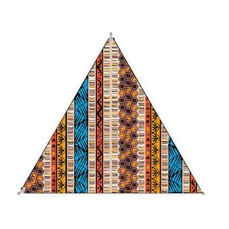 Csatlakoztatható napvitorla TC-Zip-Canvas single Africa nyomattal