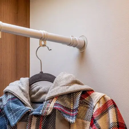 Teleszkópos ruhaszár tapadókorongokkal - 25/22, 80-130 cm