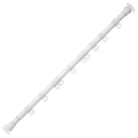 Teleszkópos ruhaszár tapadókorongokkal - 25/22, 80-130 cm