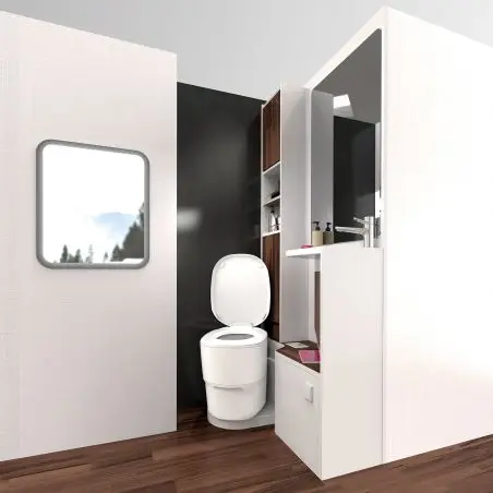 Toaleta Clesana s L-adaptérom - C1 s L-adaptérom