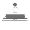 Összekapcsolható párnahenger "Zip-XL Lounger" - Zip-XL Lounger