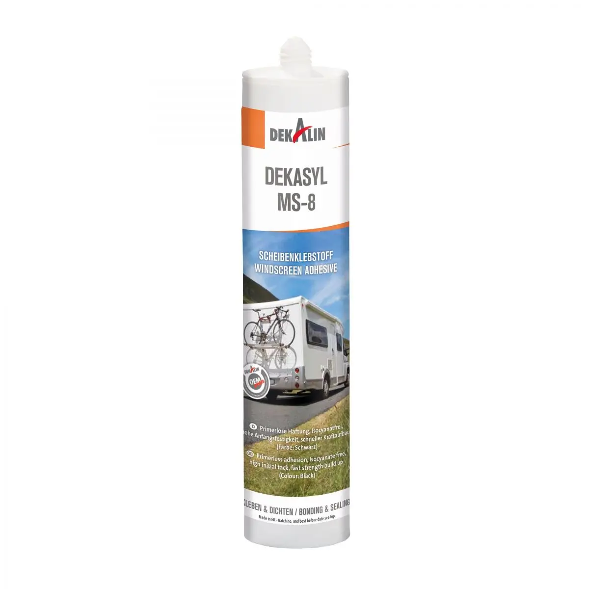 Dekasyl MS-8 MS-Polymer 290 ml - fekete - ablakragasztó közvetlen üvegezéshez