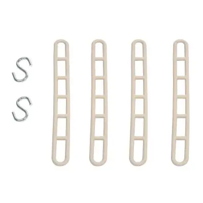 Lano, 20 cm, s 2 hákmi, 4 ks.