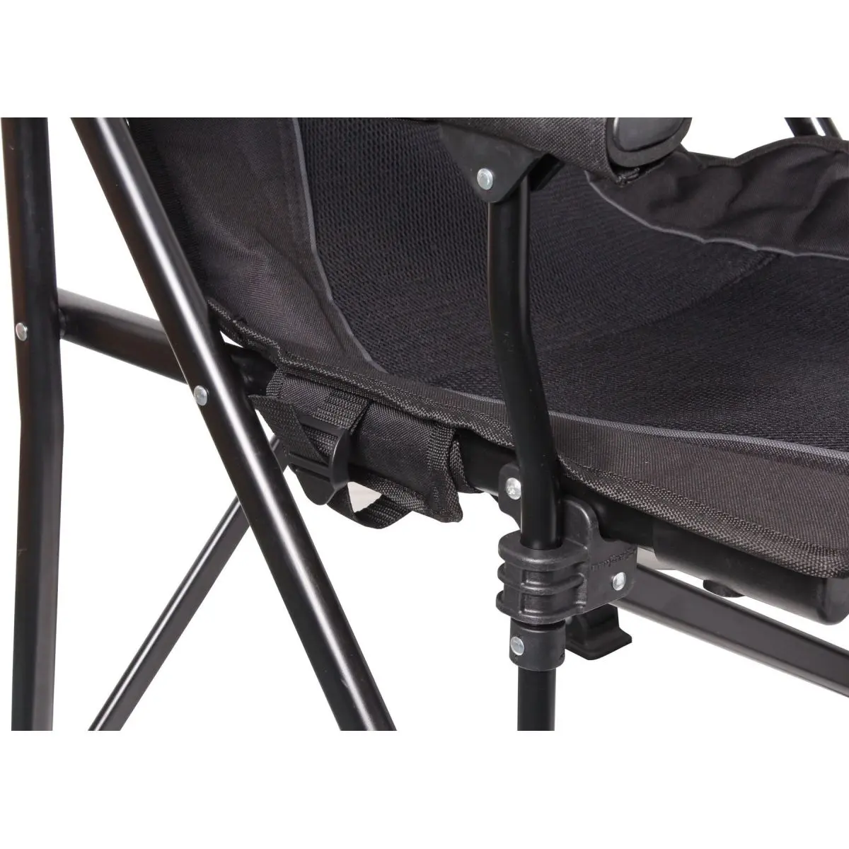 Skladacia stolička Raptor 3D, čierna