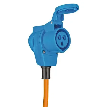Cablu adaptor CEE camping 1.5m - IP44 1.5m portocaliu