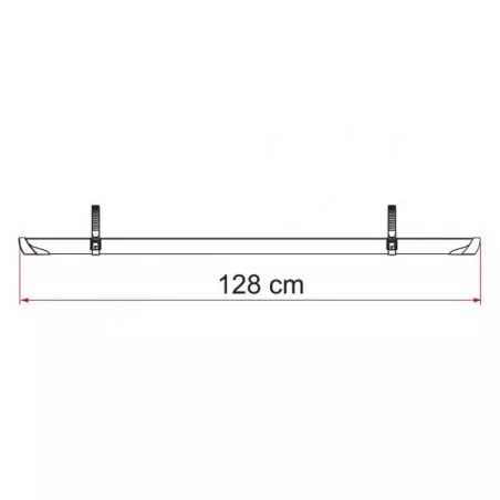 Koľajnica pre bicykle Rail Plus - silber