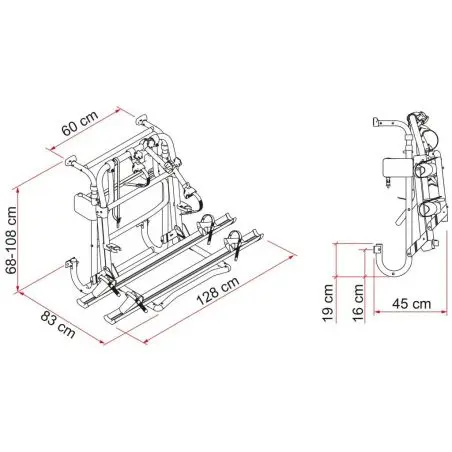Carry-Bike Lift 77 Suport pentru biciclete E-Bike