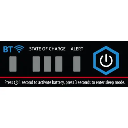 Carbest Li100BT-H Lithium-Batterie mit Bluetooth-Technologie und Heizfunktion