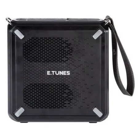 E.Tunes Solar Bluetooth hangszóró - Solar BT Music Box töltővel