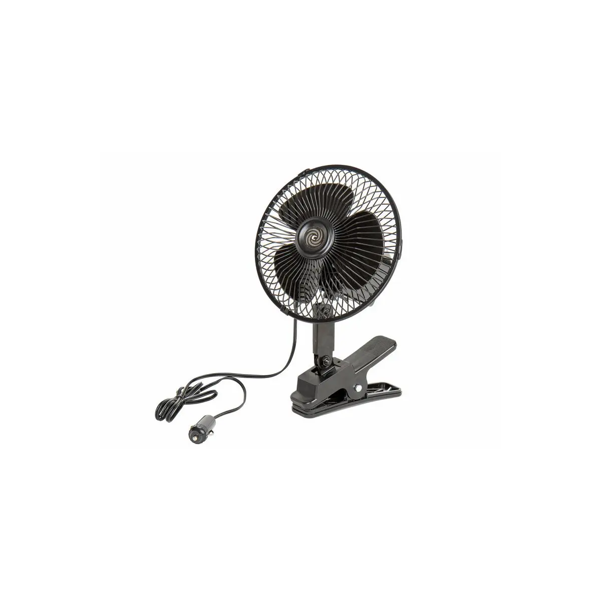 Ventilátor 12 V - oscilačný s držiakom svorky