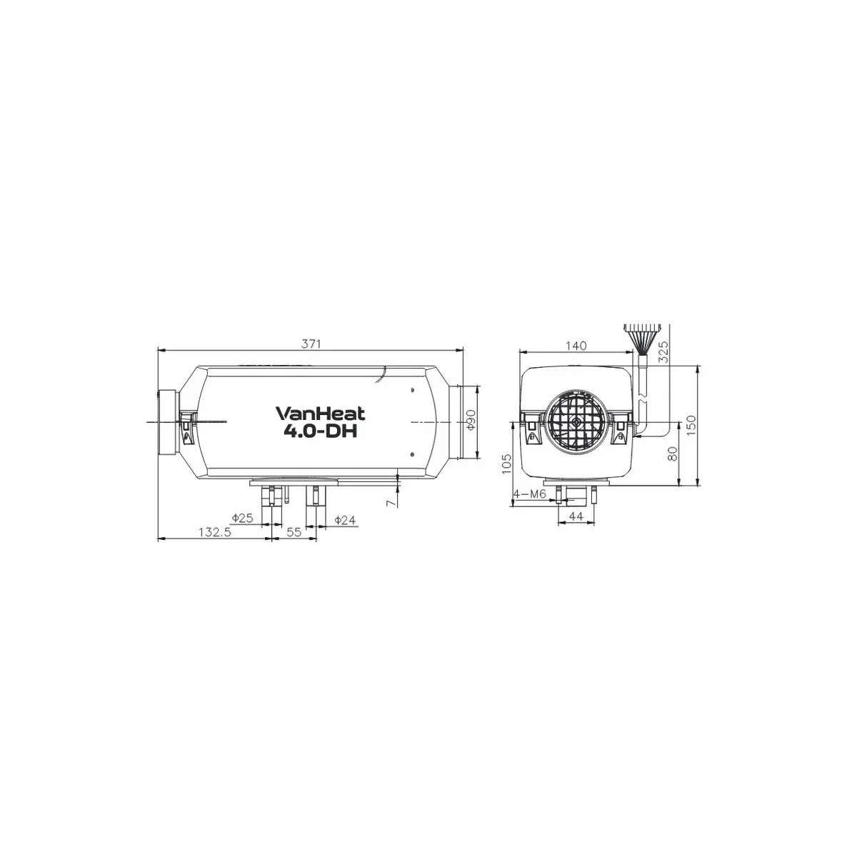 Încălzitor auxiliar diesel Carbest - 4 KW