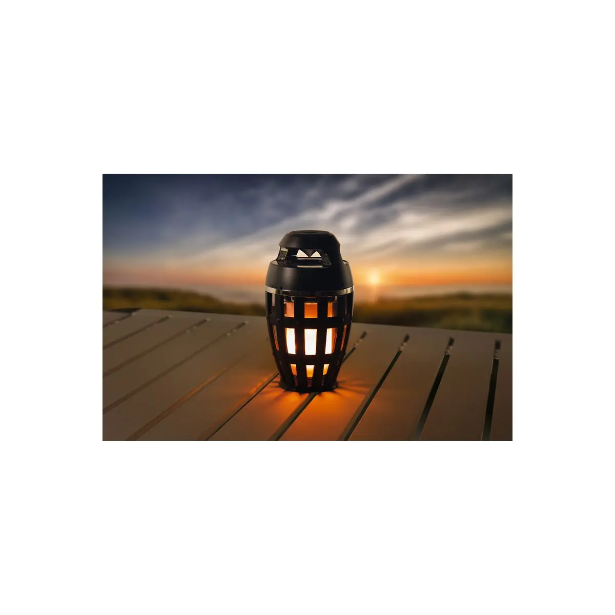 Stolná LED lampa Carbest s reproduktorom Bluetooth