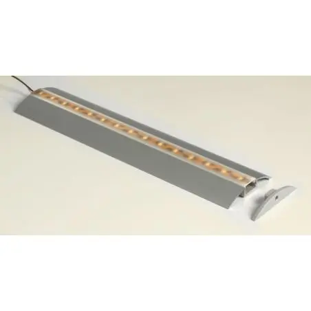 Carbest Auminium-Profil für LED-Bänder Länge 1,5m halbrund