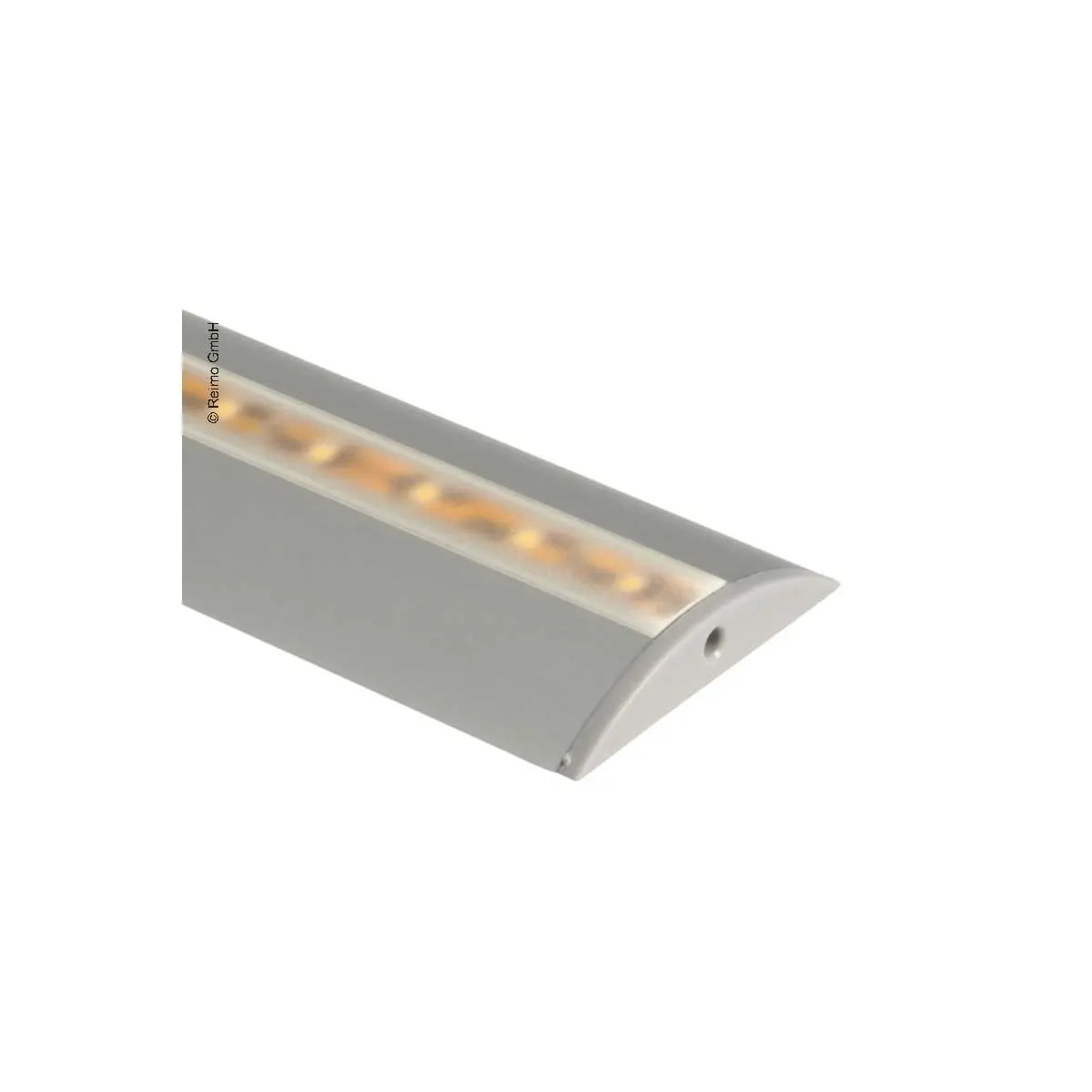 Karbeszt alumínium profil LED szalagokhoz, hossza 1,5 m félkör