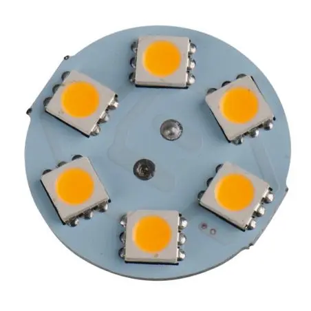 Carbest LED G4 Leuchtmittel, 1,5W, 120 Lumen, 6 warmweiße SMD